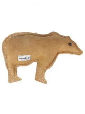 AnimALL Hračka Medveď koža natural 23x16 cm (110286)