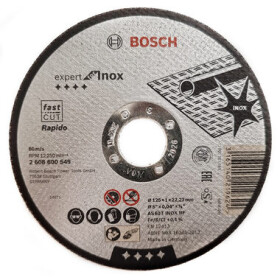 BOSCH 2608600549 Rezací kotúč na nerezovú oceľ Priemer 125 22.23 mm Šírka rezu mm 2608600549