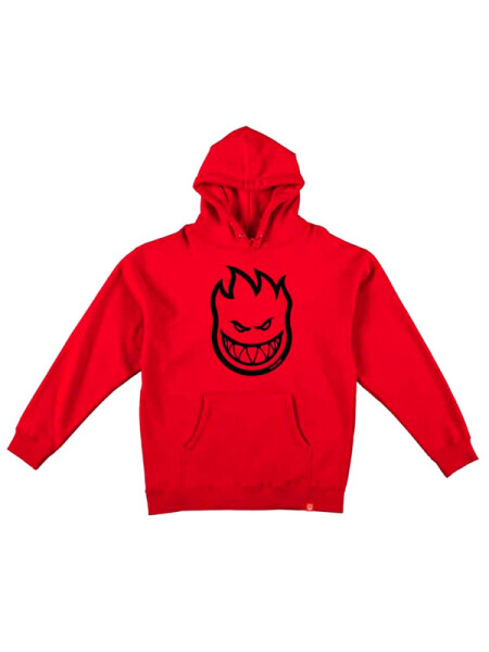 Spitfire BIGHEAD RED/BLK pánska mikina - L