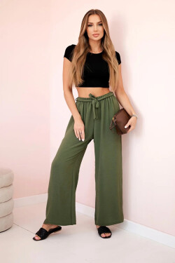 Dámske nohavice 5878 khaki - Kesi UNI