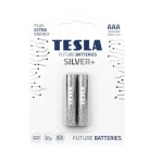 TESLA SILVER+ alkalická mikrotužková batéria AAA (LR03) 2 ks / papier (8594183397887)