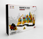 Mamido Mamido Magnetická stavebnica dopravné mesto 60 dielov, cesta, žeriav MT1495