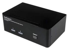 StarTech 6-portový KVM prepínač DisplayPort čierna / KVM prepínač / 3840×2400 px / USB / 1 užívateľ (SV231DPDDUA)