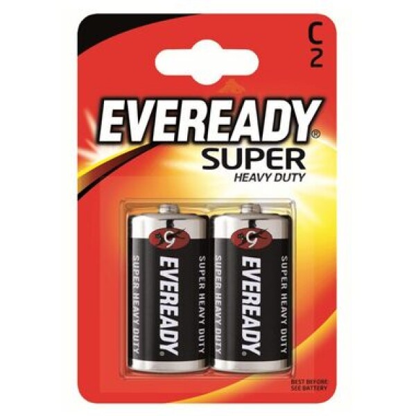 Eveready Super Batéria - Malý monočlánok C 2 ks (blister) (7638900083606)