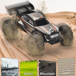 Mamido Mamido Auto na diaľkové ovládanie RC Terénne 1:18 s LED svetlami 2,4 GHz oranžové