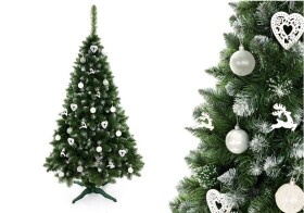 Mamido Umelý vianočný stromček borovice so snehom 220 cm