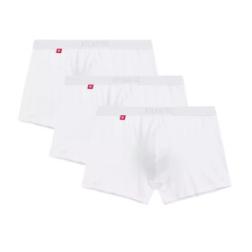 Pánske boxerky 011 white - Atlantic Bílá M