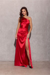 Dlhé šaty SUK0461 červené - Roco Fashion 36