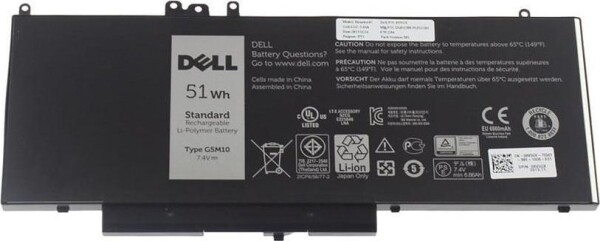 Dell Battery, 51WHR, 4 Cell,