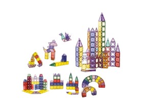 Mamido Mamido Farebná magnetická stavebnica 128 dielikov XXL MT1453