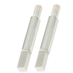 Štvorcový adaptér, 6mm, 2-balenie, pochrómovaný KS Tools 450.0185; 450.0185