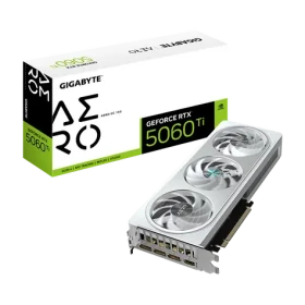 GIGABYTE GeForce RTX 5060 Ti AERO OC 16GB / 2647MHz / 16GB GDDR7 / 128-bit / 1x HDMI + 3x DP / 650W (8) (GV-N506TAERO OC-16GD)