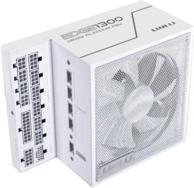 Lian Li EDGE EG1300 80 PLUS Platinum biela / ATX 3.1 / 1300W / 80PLUS Platinum / Aktívne PFC / modulárne (EG1300 WHITE)