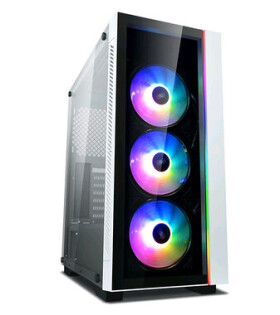 DEEPCOOL MATREXX 55 V3 ADD-RGB WH 3F biela / E-ATX / 2xUSB 2.0 + 1xUSB 3.0 / 3x 120 mm / bez zdroja / priehľadná bočnica (DP-ATX-MATREXX55V3-AR-WH-3F)