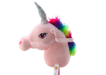Mamido Jednorožec na tyči Hobby Horse so zvukmi ružový