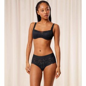 Dámske body Make-Up Illusion Lace Shorty - Triumph coffee sugar (3091) 0038