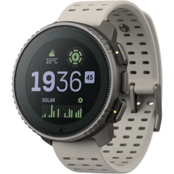 SUUNTO Vertical Solar béžová / Chytré hodinky / 1.4" LED / 280 x 280 / Bluetooth / vodeodolné (SS050986000)