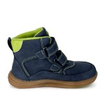 Chlapčenská celoročná barefoot obuv Bugga KIVO Navy B00199-04 - 31