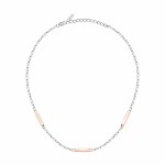 Trussardi Bicolor pánsky náhrdelník z ocele T-Steel TJAXV29