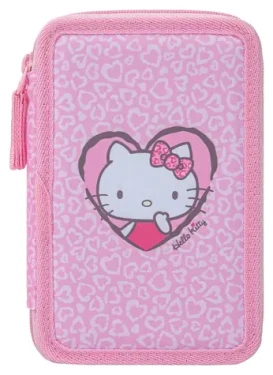 BAAGL Hello Kitty Sweet Leopard / Školský peračník / trojposchodový / GRS