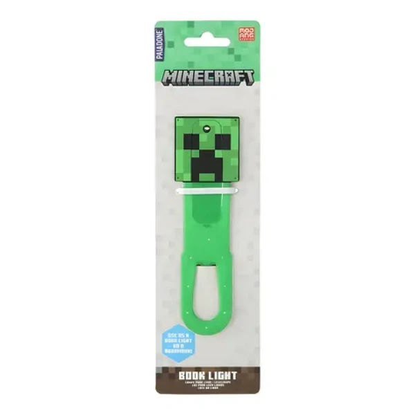 Paladone Minecraft Creeper / Lampička do knihy / LED / na batérie (PP13677MCFEPM)