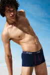 Pánske boxerky Štart Hipster C2P box - BLUE - DARK COMBINATION - tm.modrá-vínová M008 - SLOGGI BLUE 5