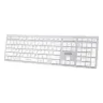 A4Tech FX50 biela / Drôtová klávesnica / membránová / USB / CZ+SK layout (FX50-WH)