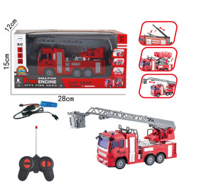 Mamido Mamido Hasičské auto na diaľkové ovládanie so svetlami City Fire Hero