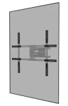 Neomounts AWLS-950BL1 čierna / Adaptér pre držiak / Rozšírenie VESA 400-800 mm / Nosnosť 125 kg (AWLS-950BL1)