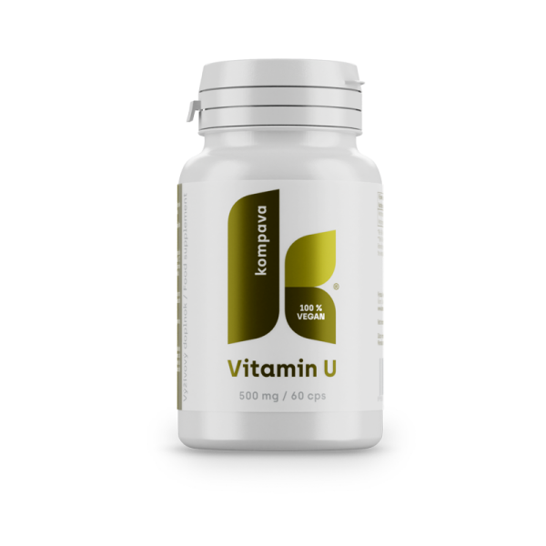 KOMPAVA Vitamín U 500 mg 60 kapsúl