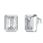 Guess Hranaté oceľové náušnice 4G Light JUBE05250JWRHT/U