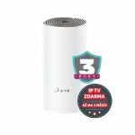 TP-LINK Deco E4 (1 ks) biela / AC1200 Wi-Fi Mesh systém / 2.4GHz 300Mbps / 5GHz 867Mbps / 802.11ac / 2x LAN (Deco E4(1-pack))