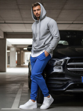 Modré pánske tepláky FashionStreet UX2710 XL