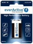 Batéria 9V (6LR61) 1 ks v blistri / Jednorazová batéria / 650 mAh (EV6LR61-PRO)