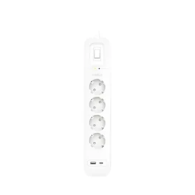 Belkin SRB001vf2MV2 / Prepäťová ochrana / 4 zásuvky / USB-A + C 18W / 525J / 2m kábel (SRB001VF2M-V2)
