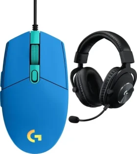 Logitech G102 Lightsync čierna + G Pro X čierna / Herná sada / drôtová myš 8000 DPI / RGB Lightsync / slúchadlá