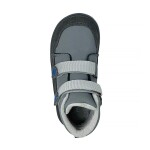 Detská celoročná barefoot obuv Bugga NUVA Dark Grey B00198-09 - 27