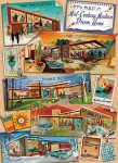 COBBLE HILL Puzzle Moderný dom snov v polovici storočia