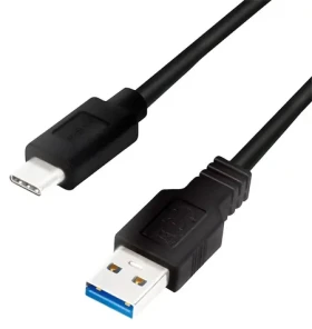 LogiLink USB-C - USB-A 0,5m čierna / Kábel / USB 3.2 Gen 1 (CU0167)