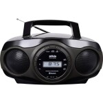 Silva Schneider MPC 17.7 BT 211097 CD-rádio, FM, CD, AUX, Bluetooth, USB, čierna, sivá; 211097