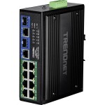 TrendNet TI-BG108 priemyselný ethernetový switch; TI-BG108