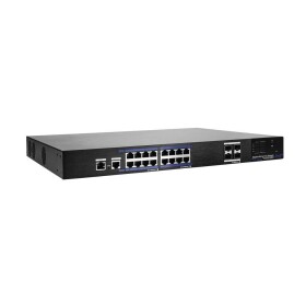 ABUS ABUS ITAC10120 16-Port PoE Gigabit Switch Managed 19 sieťový switch 16 portů funkcia PoE; ITAC10120