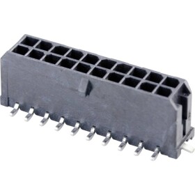 Molex vstavaná pinová lišta (štandardná) Počet pólov 20 Raster (rozteč): 3 mm 430452018 1 ks Tape on Full reel; 430452018