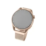 FIXED Mesh Strap Sieťovaný nerezový remienok so šírkou 22mm pre smartwatch ružovo zlatá (FIXMEST-22MM-RG)