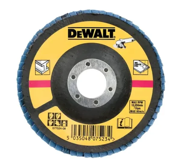 DeWalt / Lamelový brúsny kotúč / P80 / 125 mm / Typ 27 (DT3310)