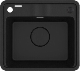 DEANTE DEANTE - Momi metallic graphite Granitový drez, 1-bowl ZKM_G103