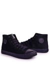 Men's Classic High Sneakers BIG STAR Black