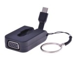 PremiumCord Adaptér USB 3.1 Type-C male - VGA female / zasúvací kábel / krúžok na kľúče (ku31vga06)