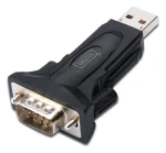 Digitus DA-70157 čierny / Adaptér USB - sériový Port / USB 2.0 / FTDI FT232RL / DSUB 9M (DA-70157)
