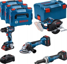 Bosch BOSCH.COMBO SET 18V (GSR 18V-90C +GWS 18V-15 PSC +GKM 18V-50 +GGS 18V-23 PLC) 1xPC4.0Ah 2xPC5.5Ah ...